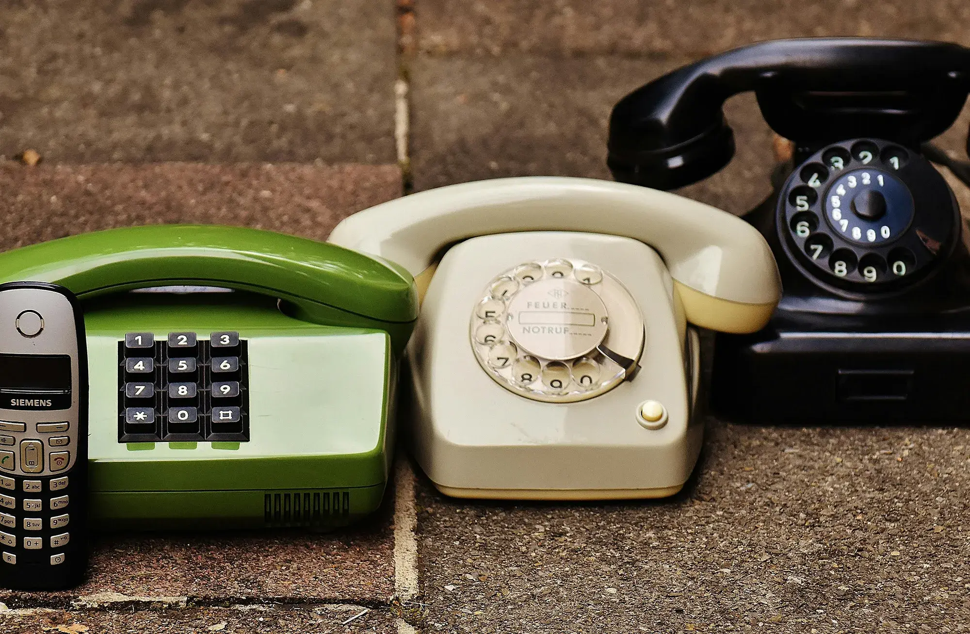 Phones and business tools on a desk