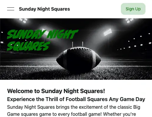 Sunday Night Squares project screenshot
